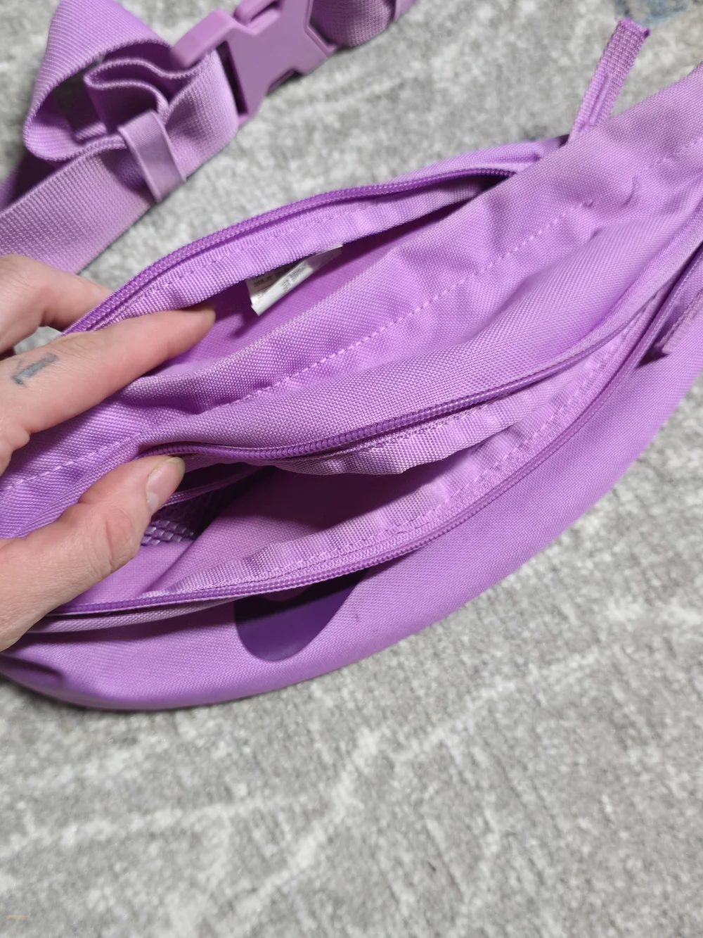 Nike Women’s Purple Fanny Pack - Lightweight Waist Bag